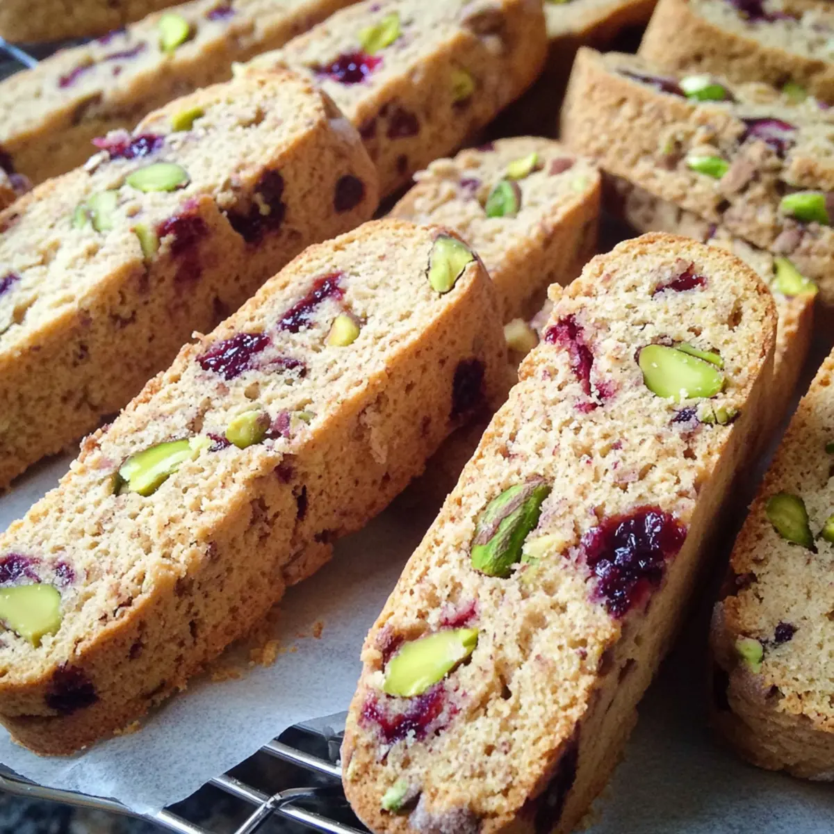 Cranberry Pistachio Biscotti