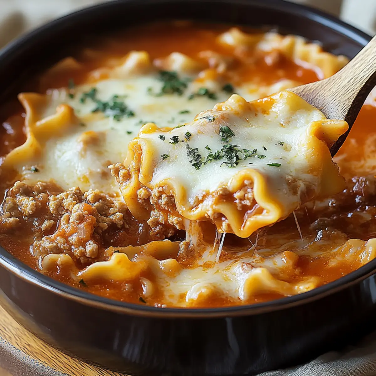 Delicious Crock Pot Lasagna Soup Recipe for Cozy Nights