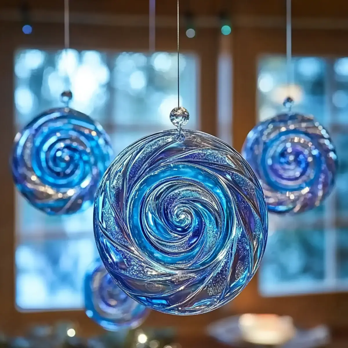 Crayon Suncatchers – Blue Hues That Catch the Light - Savory Splash