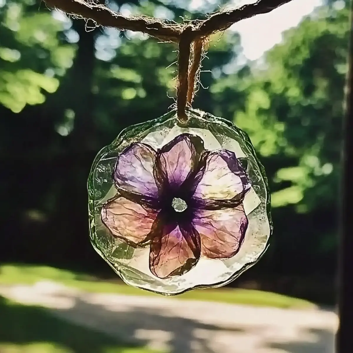 DIY Bioplastic Suncatchers – Nature-Inspired Art That Glows with Sunshine! - Savory Splash