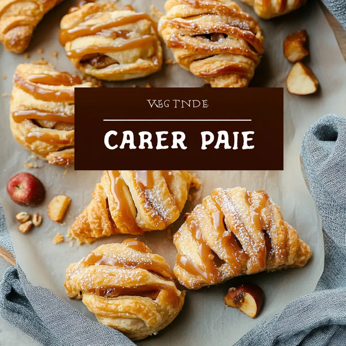 Vegan Caramel Apple Pastries