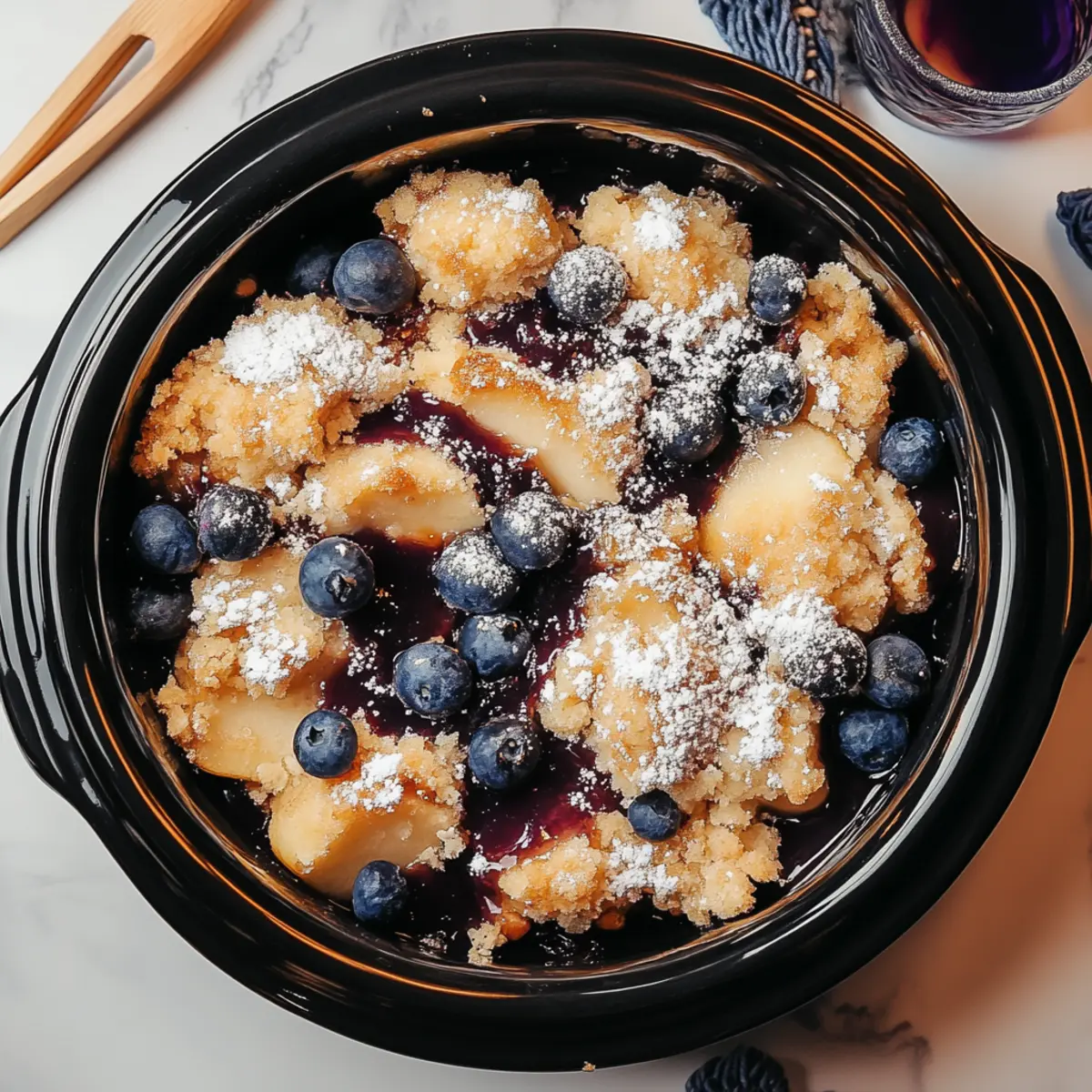 Crockpot Caramel Apple Dump Cake