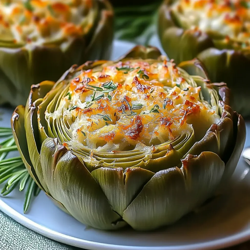 Baked Stuffed Artichokes: A Mediterranean Delight - Savory Splash
