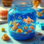 Aquarium Slime – A Sparkly, Ocean-Inspired Sensory Adventure! 🐠💙 - Savory Splash