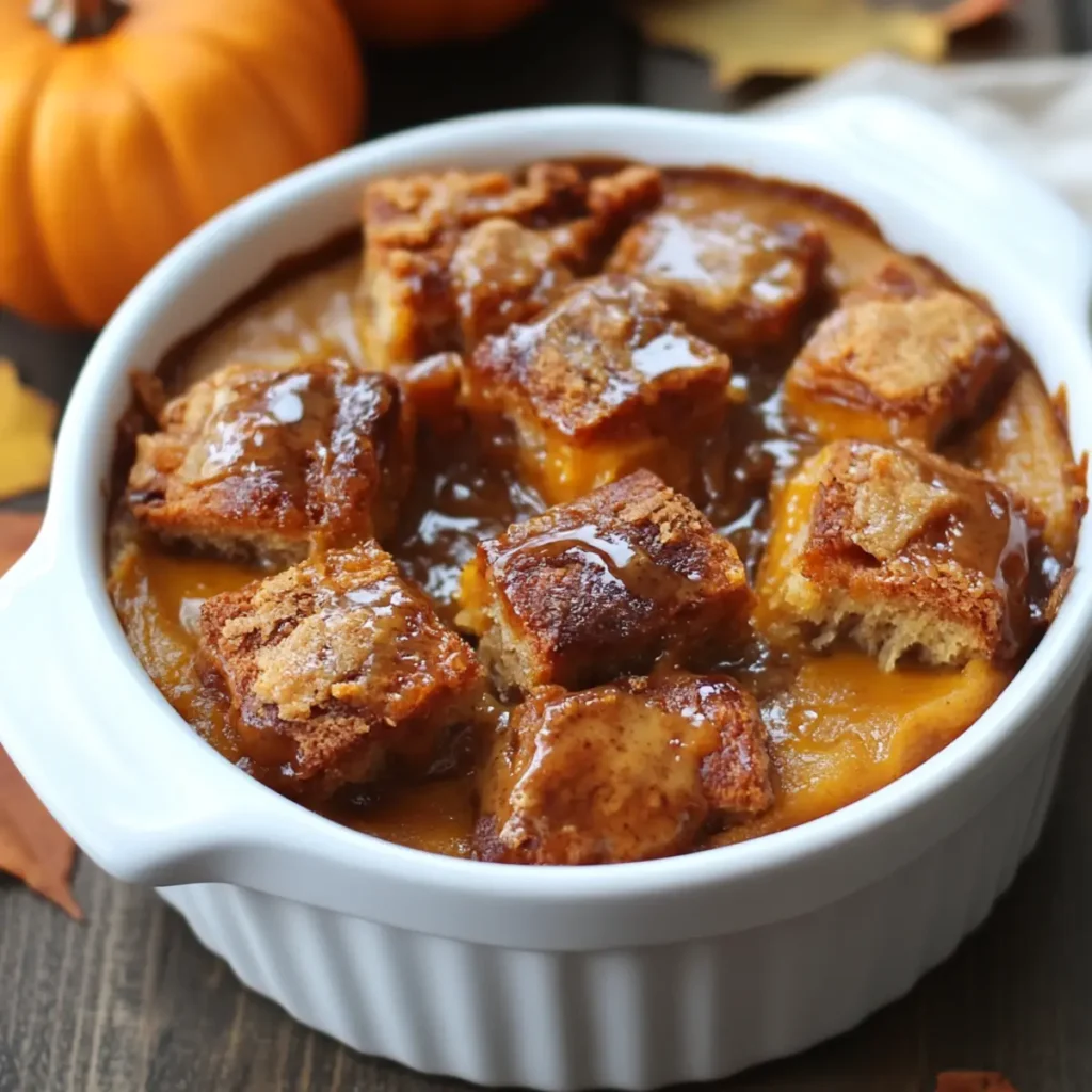 Pumpkin Pie Bread Pudding