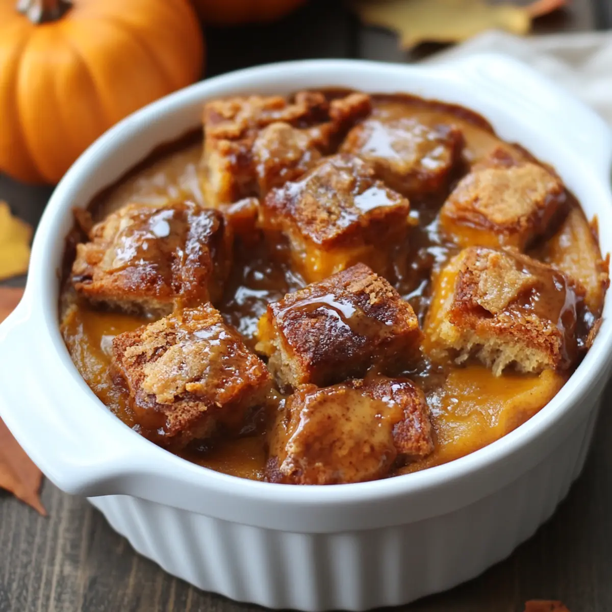 Pumpkin Pie Bread Pudding