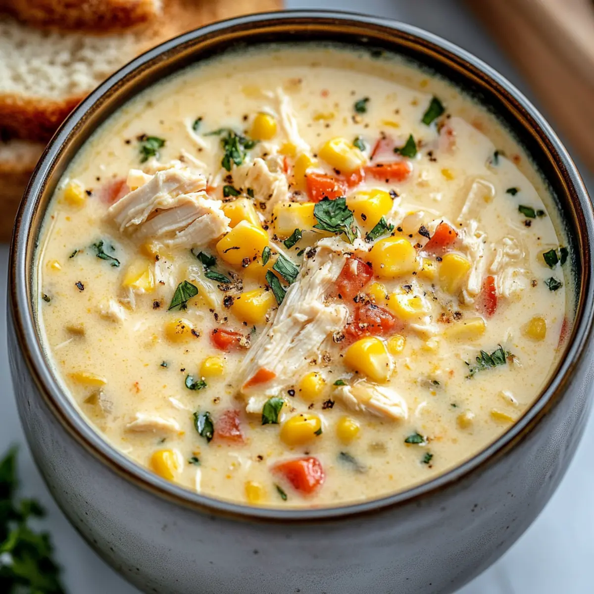Easy Crockpot Chicken Corn Chowder Recipe for a Cozy Dinner