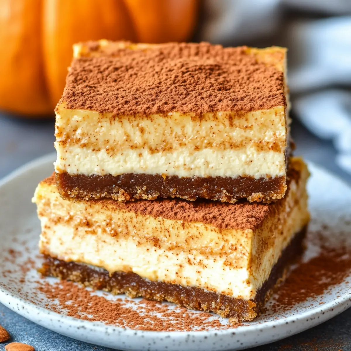 Pumpkin Spice Cheesecake Bars (Easy & Creamy)