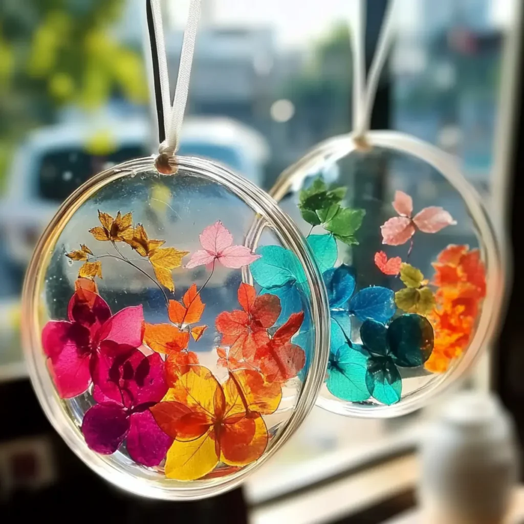 Bioplastic Suncatchers DIY - Savory Splash