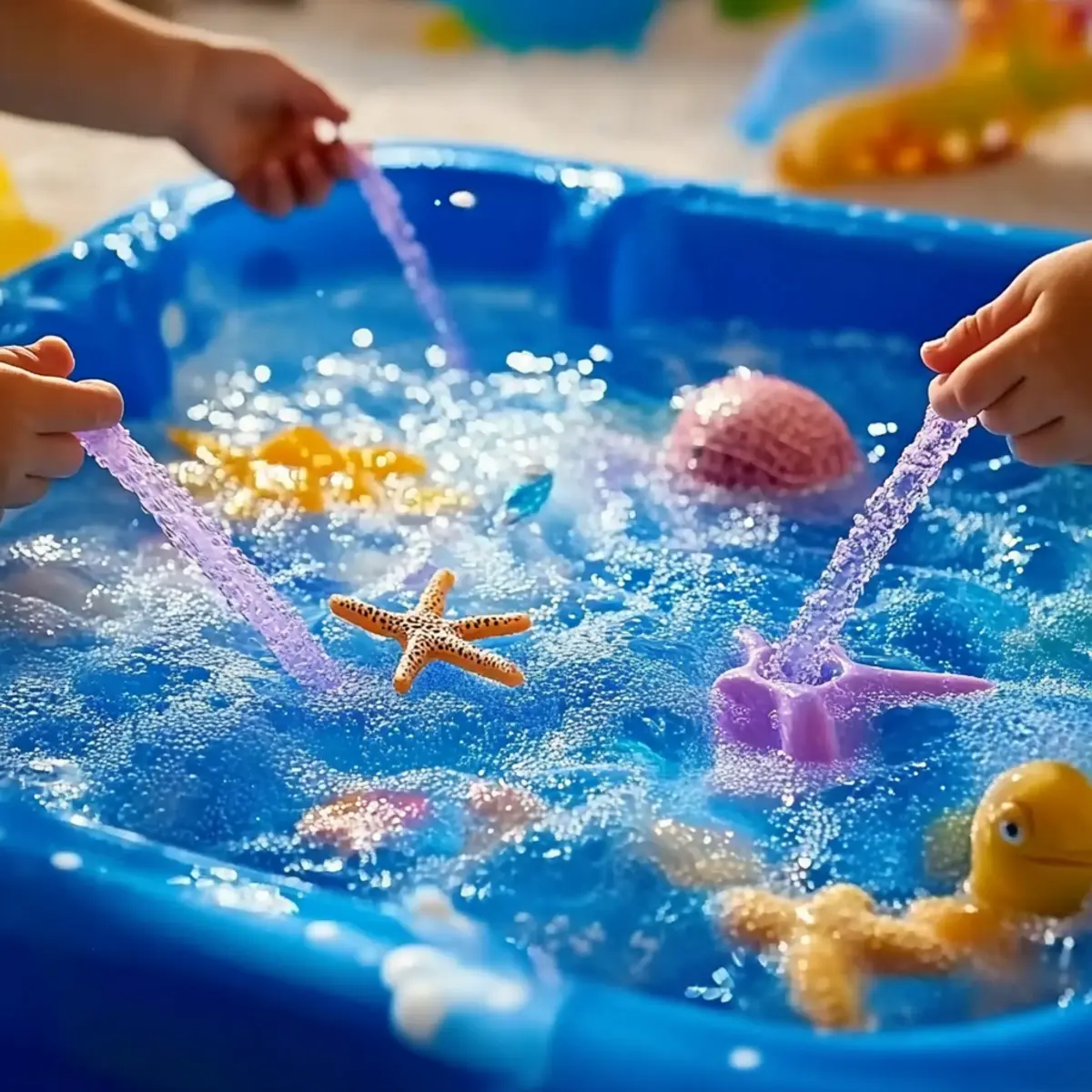 Bubbling Ocean Sensory Play: A Magical Underwater Adventure for Kids - Savory Splash