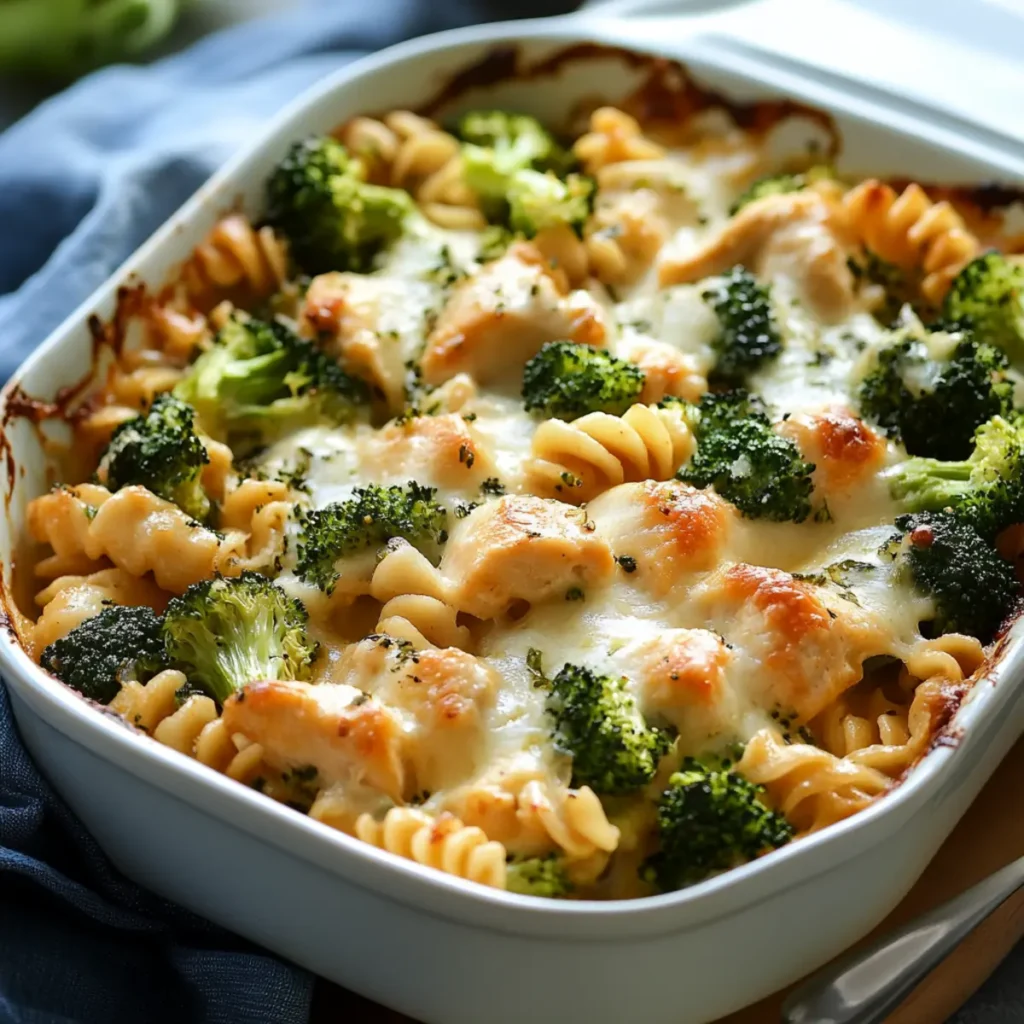 Healthy Broccoli Chicken Casserole