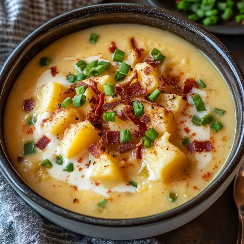 Comforting Loaded Baked Potato Soup