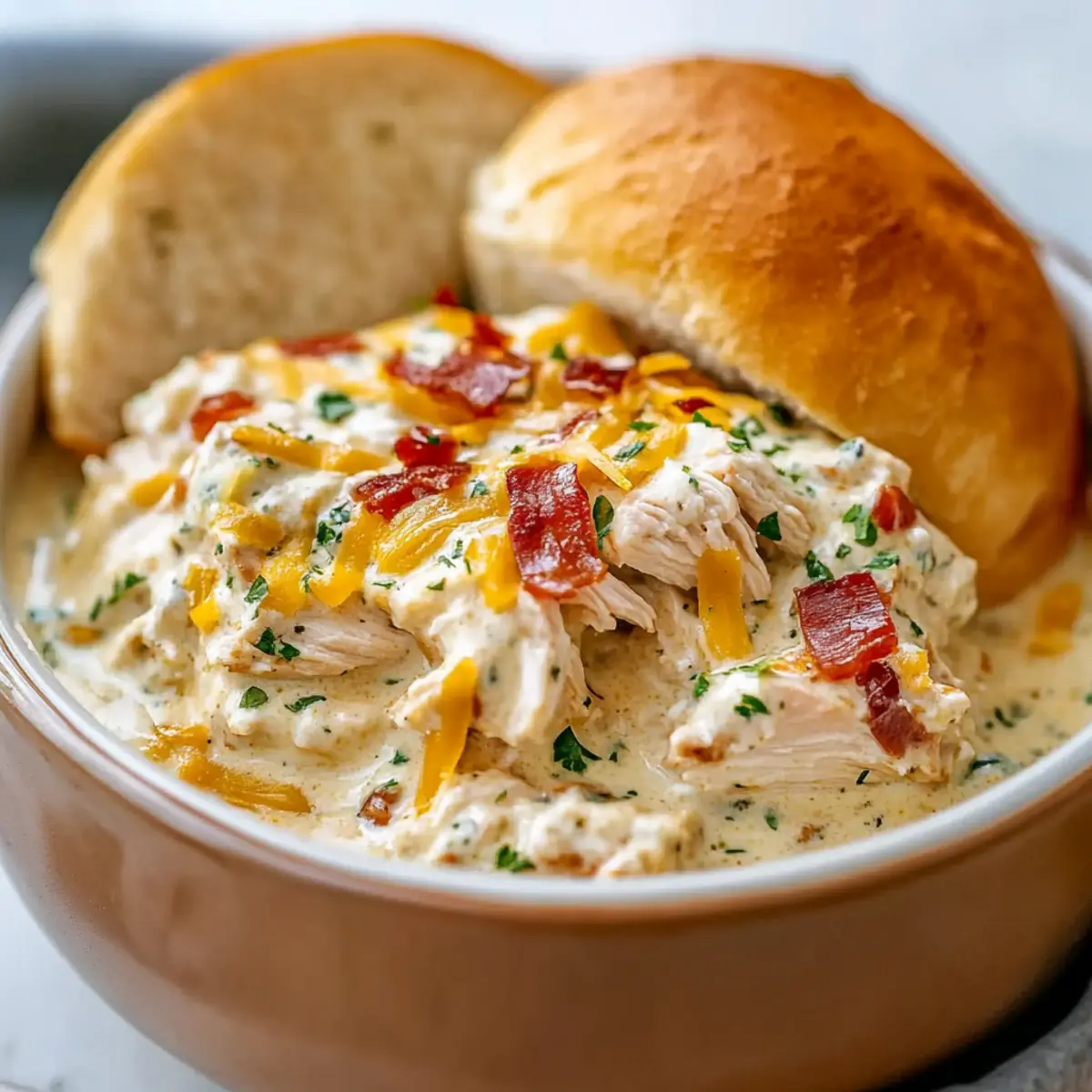 Creamy Crockpot Crack Chicken So Easy!