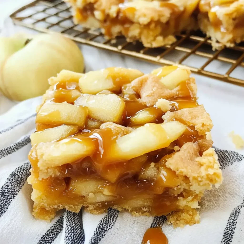 Gooey Caramel Apple Bars – Easy Fall Dessert Recipe