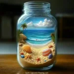 Beach-in-a-Bottle Calming Jar: A Soothing DIY Escape in a Jar - Savory Splash