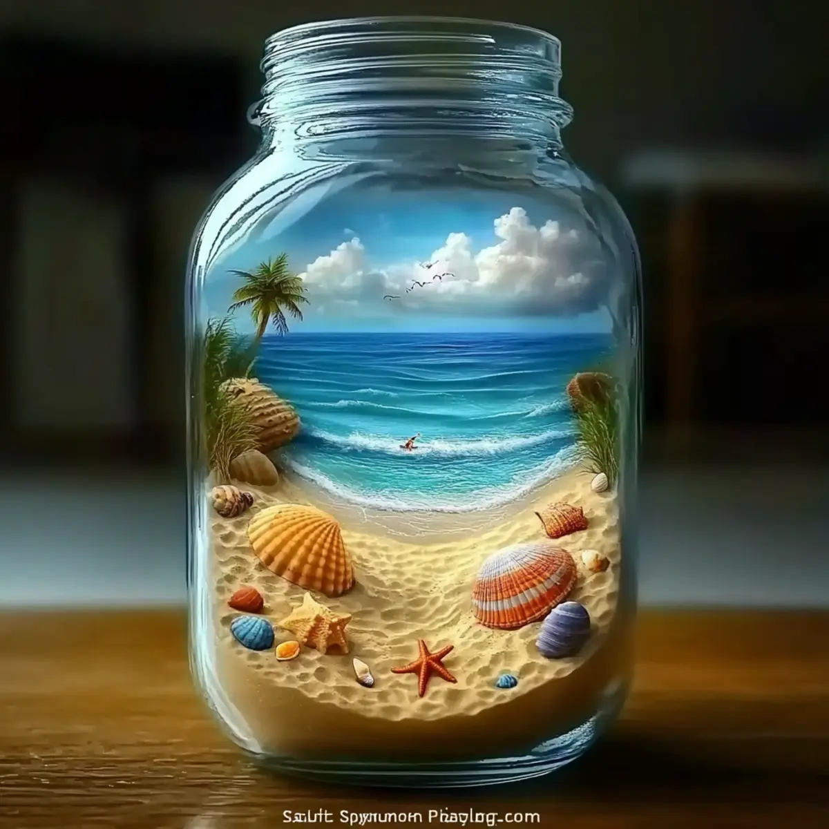 Beach-in-a-Bottle Calming Jar: A Soothing DIY Escape in a Jar - Savory Splash