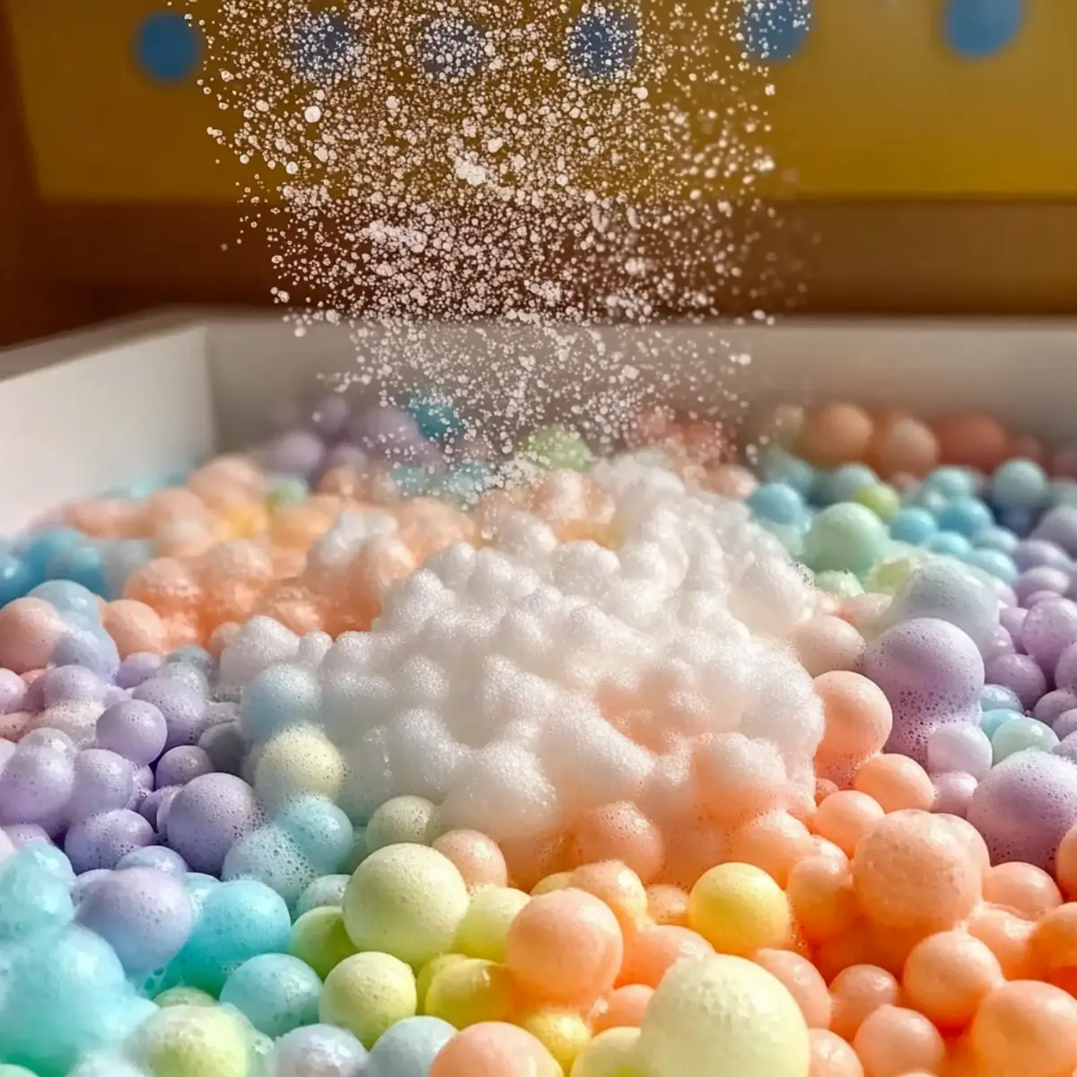 Bubble Foam Sensory Play Delight: A Frothy Adventure for Little Hands - Savory Splash