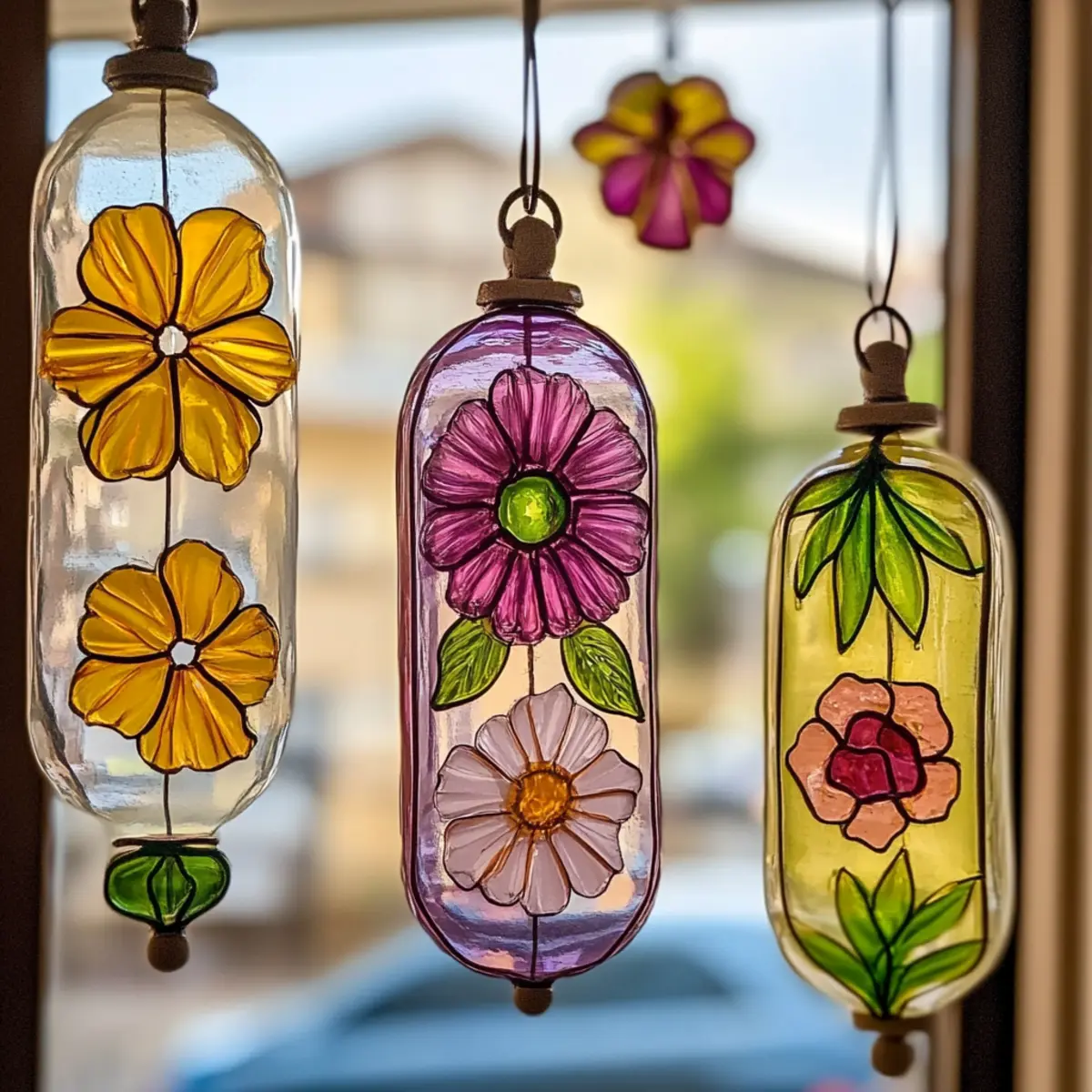 Bioplastic Suncatchers: A Beautiful, Eco-Friendly Craft for Sunny Windows - Savory Splash