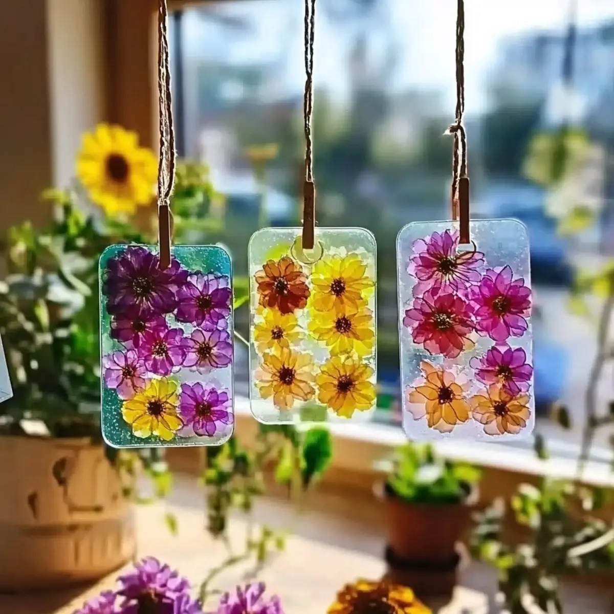 Bioplastic Suncatchers: A Stunning Eco-Friendly Craft for Kids and Adults - Savory Splash