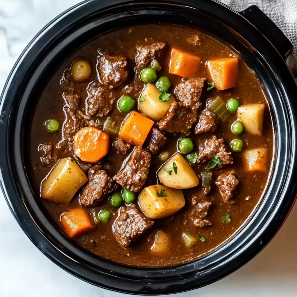 Comforting Crockpot Beef Stew