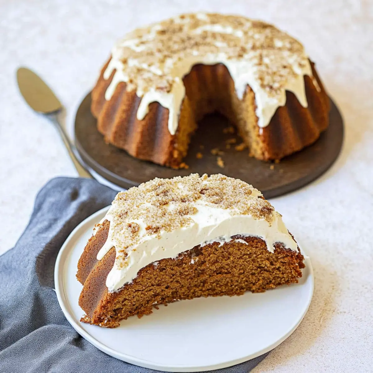 Sweet Potato Bundt Cake With Cream Cheese Frosting