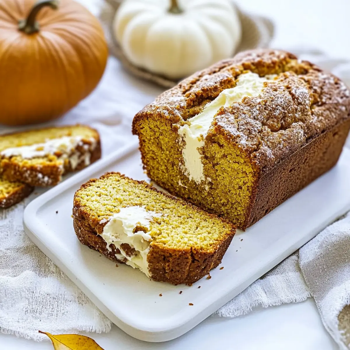 Easy Pumpkin Bread With Cream Cheese