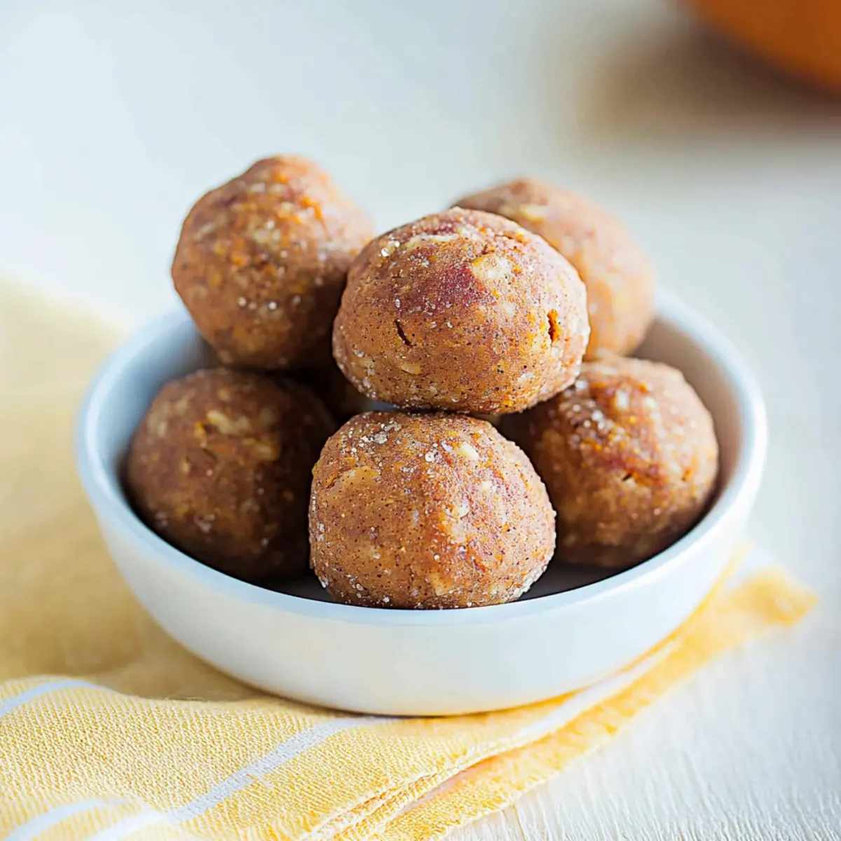 No Bake Pumpkin Pie Bites