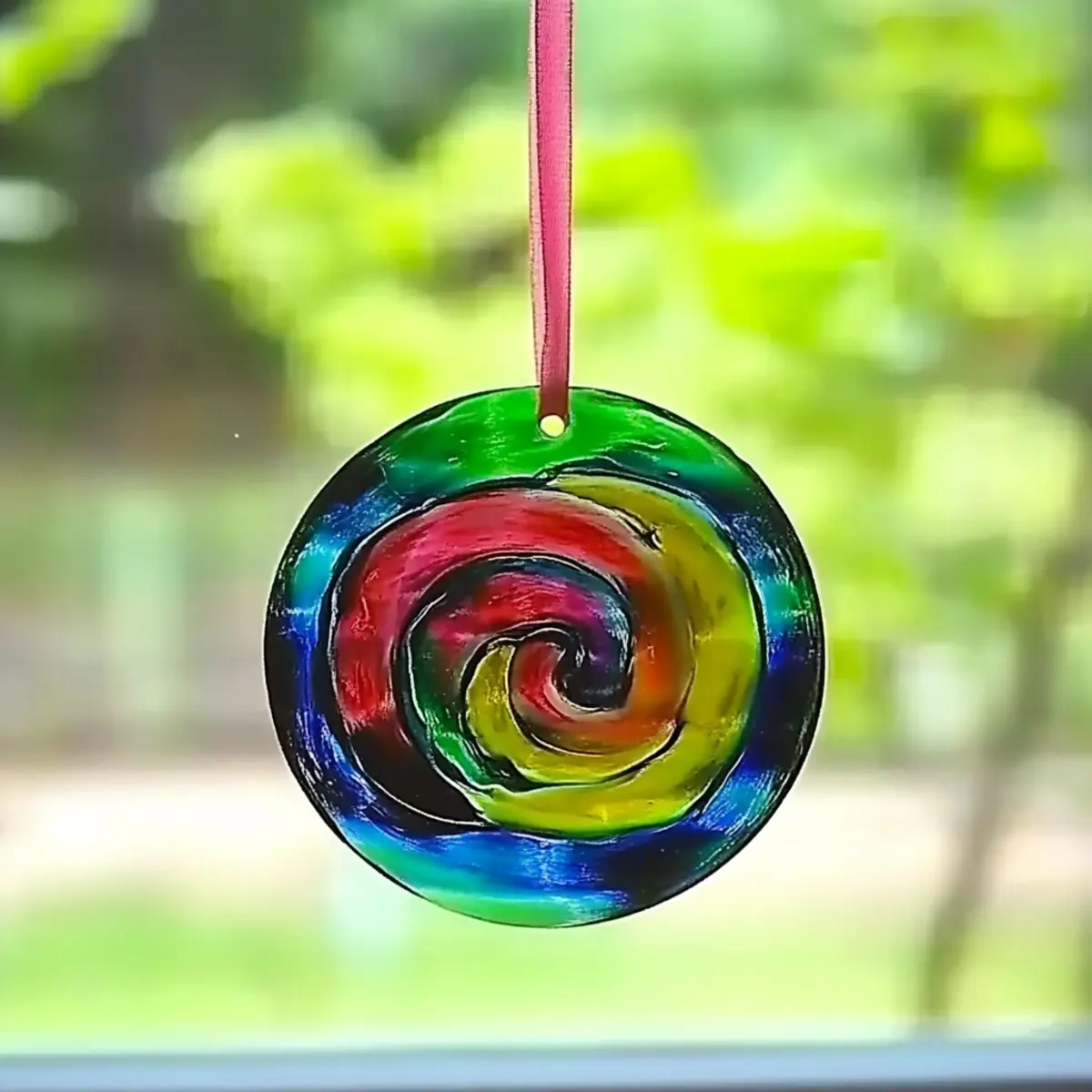 Clear Glue Suncatcher: A Brilliantly Easy Craft for Kids and Adults - Savory Splash