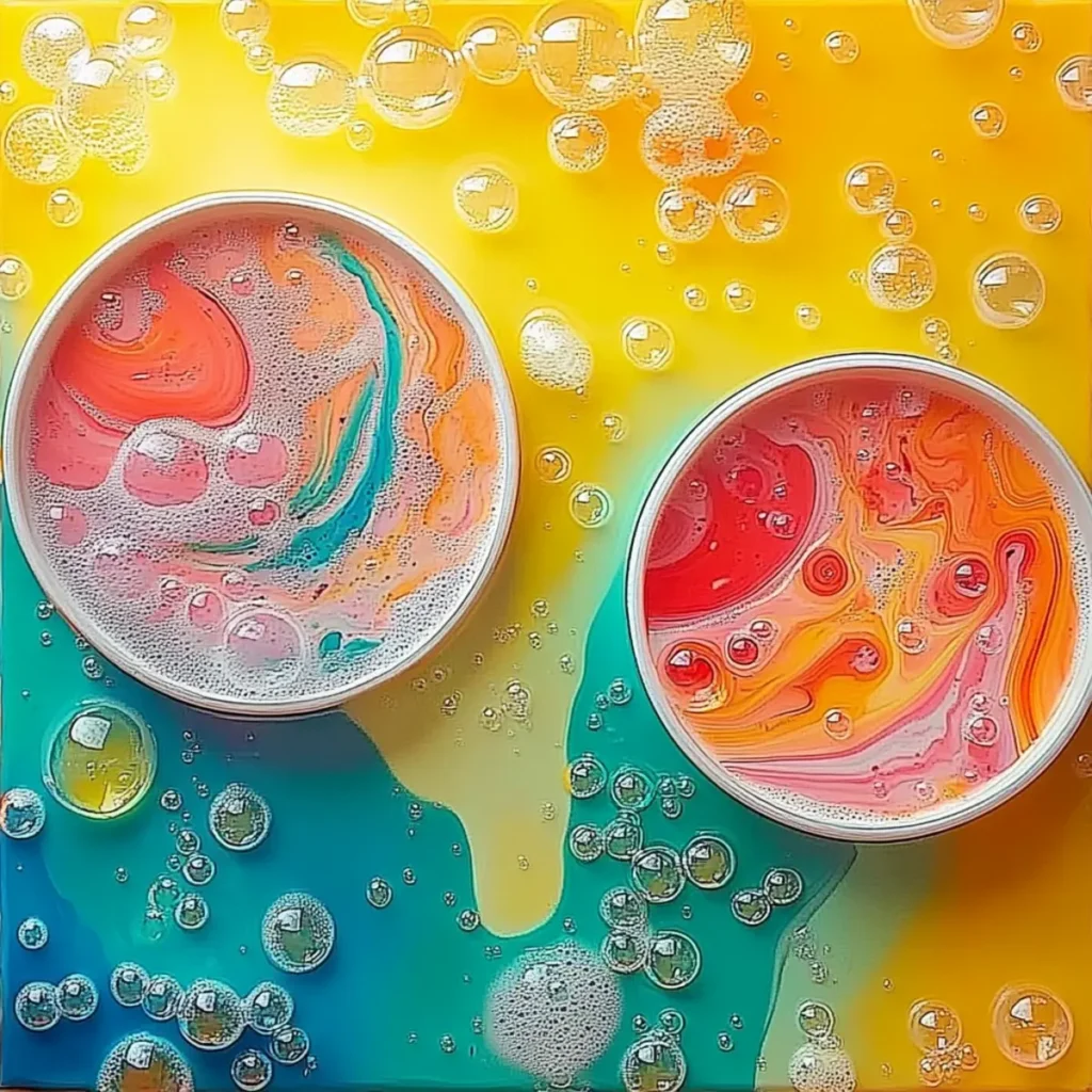 Bubble Painting Adventure: A Colorful Burst of Creativity for Kids & Adults Alike! - Savory Splash
