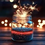 4th of July Fireworks Jar: A Sparkling Sensory Craft for Kids (and Grown-Ups Too!) - Savory Splash