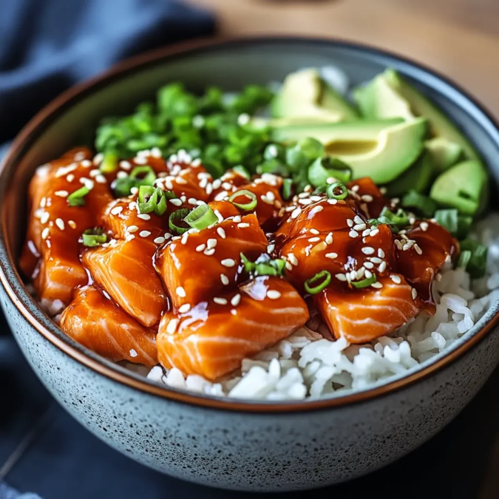 Crispy Salmon and Rice Bowl - CookTune