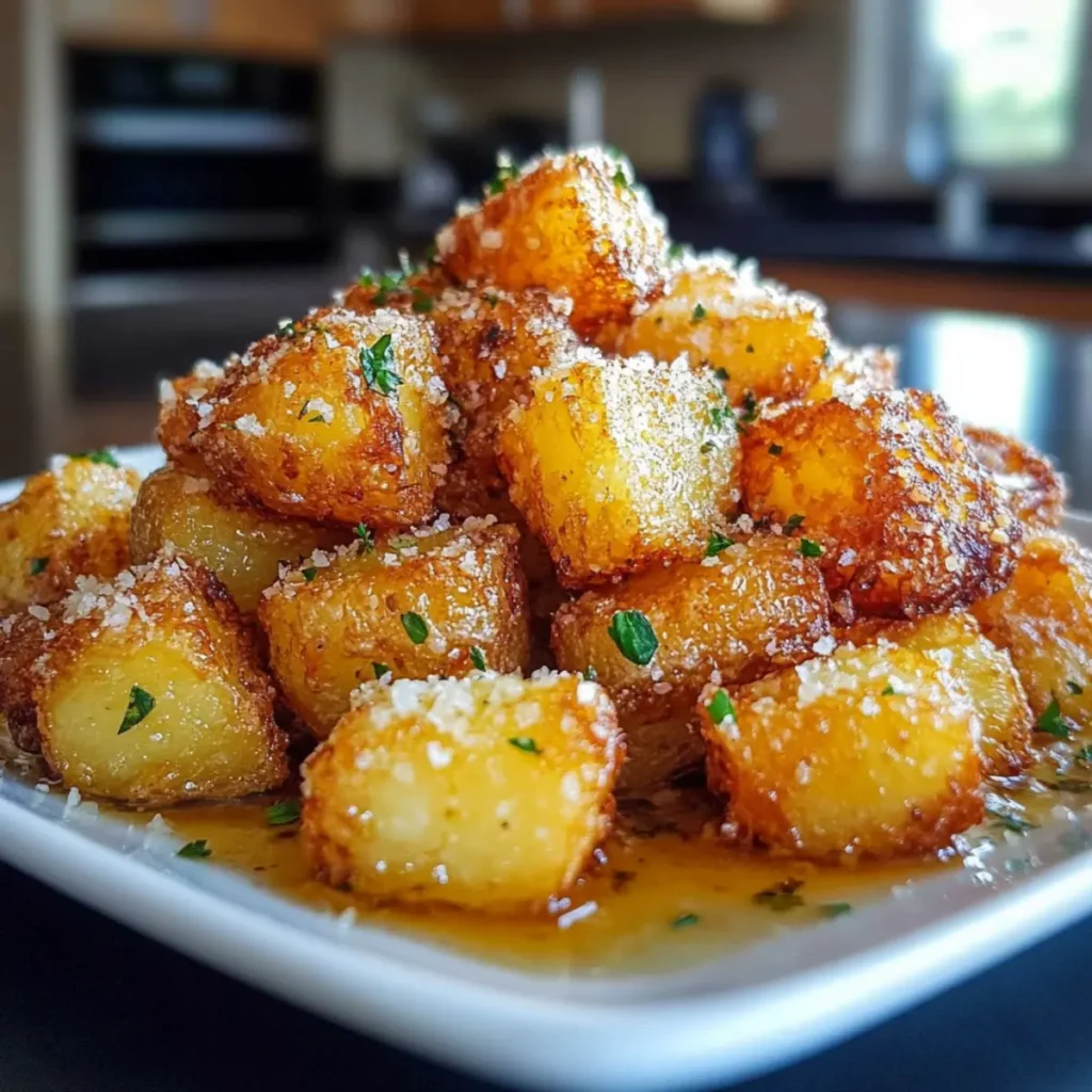 Mouthwatering Crispy Parmesan Potatoes You Must Try