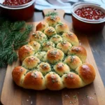 Garlic Knot Christmas Tree Bread – Perfect Holiday Pick Ups Food