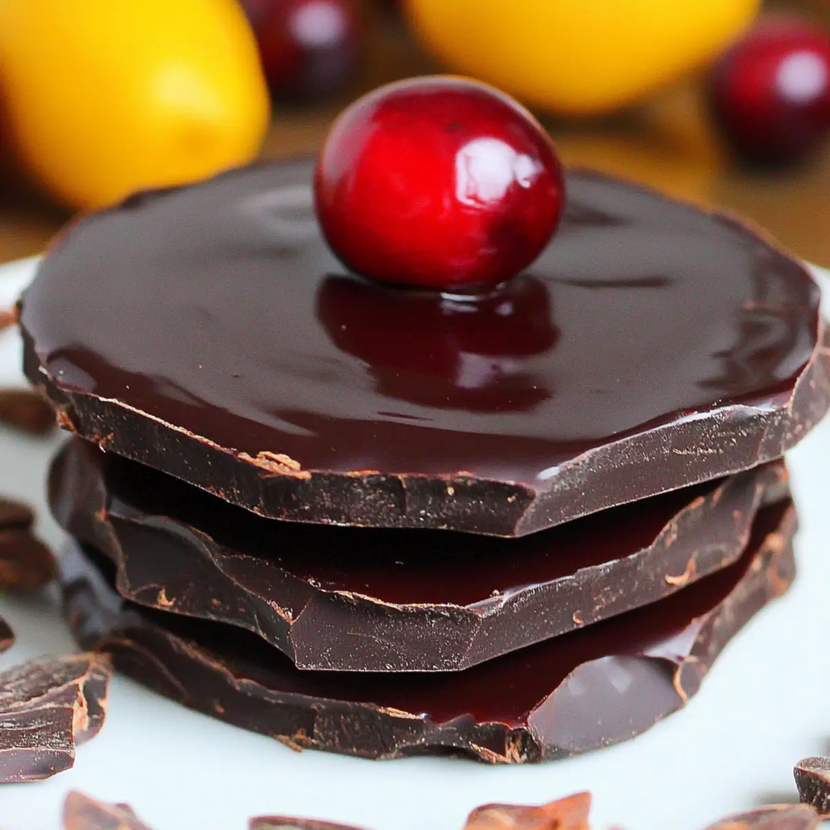 Chocolate Covered Cranberry Sauce: Thanksgiving Treat!