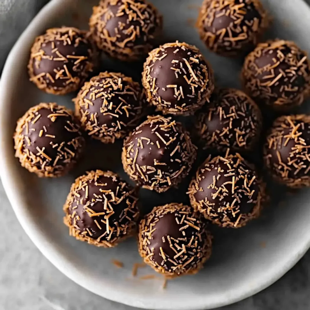 Festive Orange Chocolate Christmas Truffles