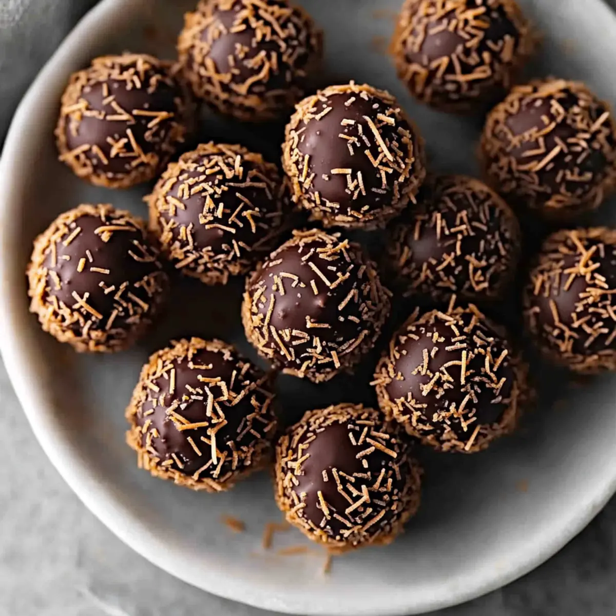 Festive Orange Chocolate Christmas Truffles