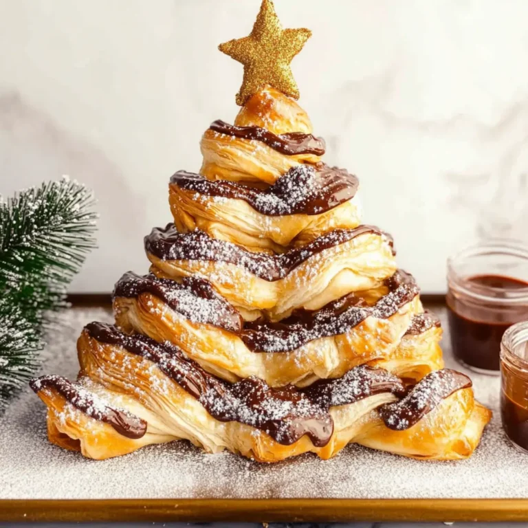 Puff Pastry Nutella Christmas Tree