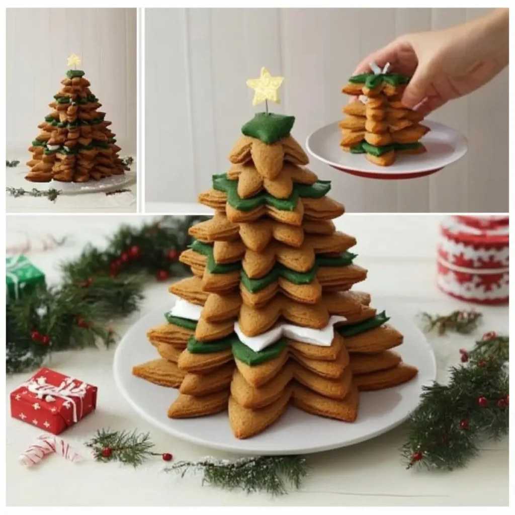 Christmas Recipe: 3D Cookie Christmas Tree DIY Tutorial - Video