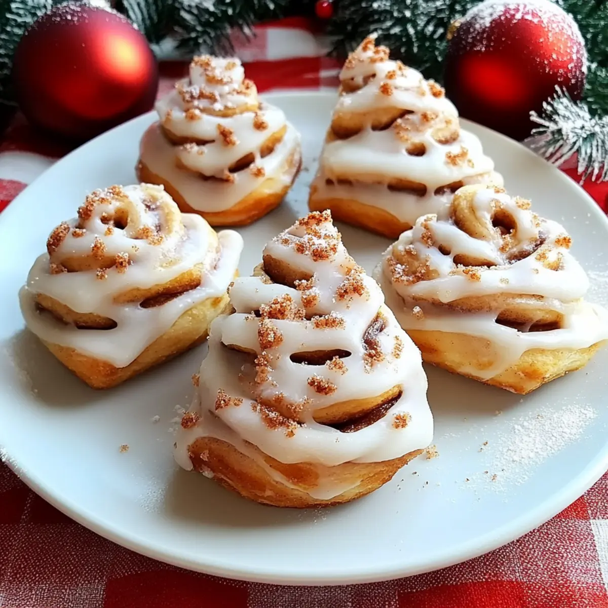 Christmas Tree Cinnamon Rolls