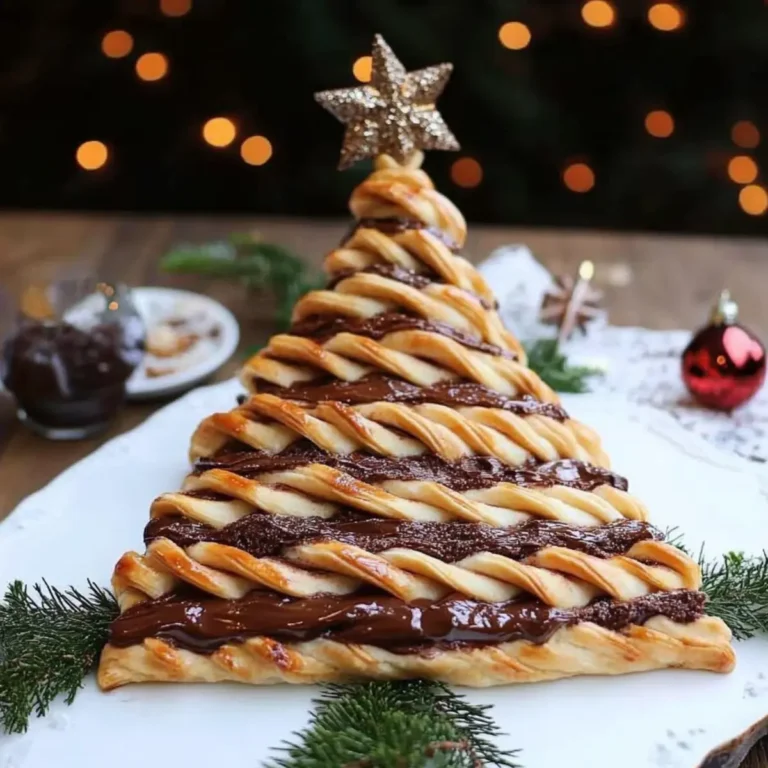 Delicious Nutella Pastry Christmas Tree Recipe