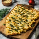 Festive Christmas Tree Garlic Bread Recipe: Perfect Holiday Appetizer