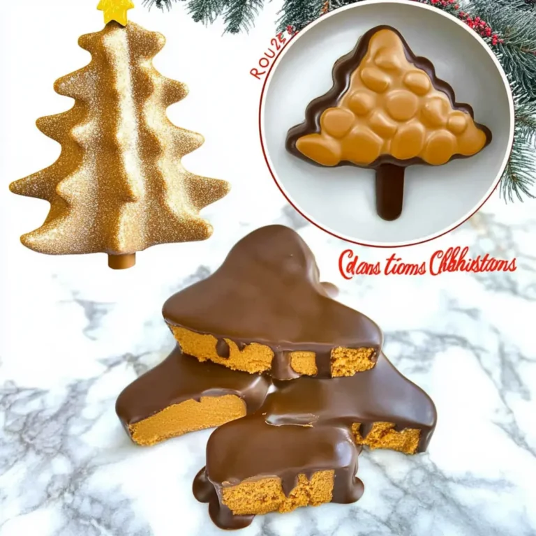 Homemade Reese's Peanut Butter Christmas Trees