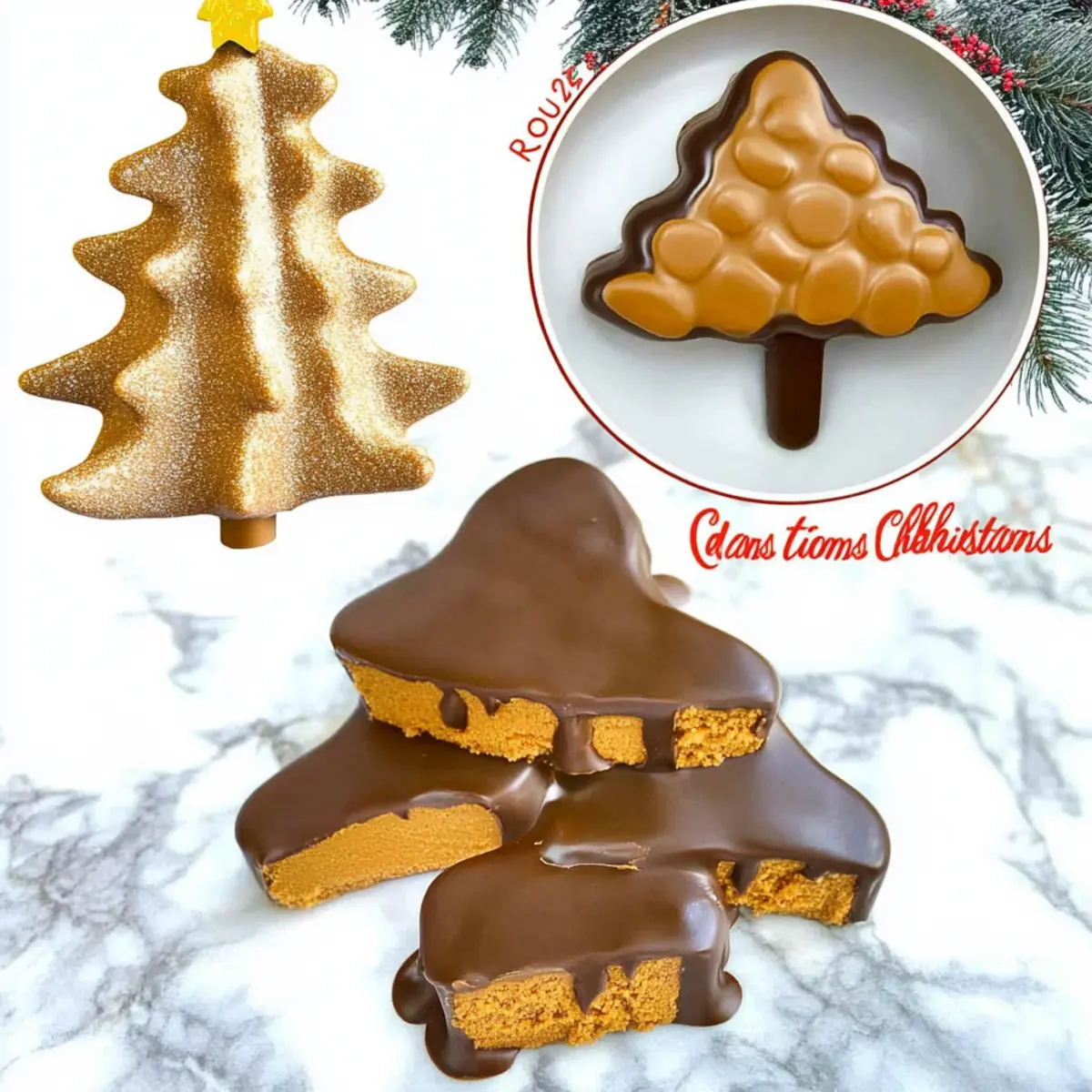 Homemade Reese’s Peanut Butter Christmas Trees