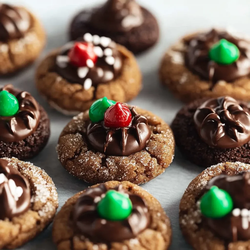 Chocolate Blossom Cookies