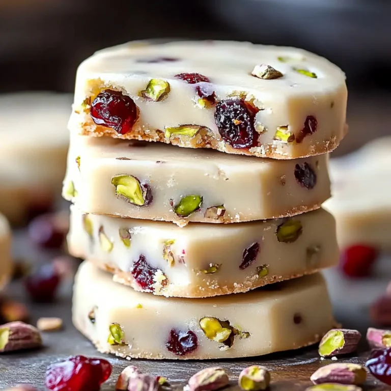 Cranberry Pistachio Shortbread Cookies: The Holiday Cookie That Actually Looks Fancy