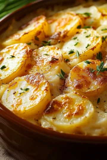 Creamy Crockpot Scalloped Potatoes: Effortless Comfort Food! 🥔❤️