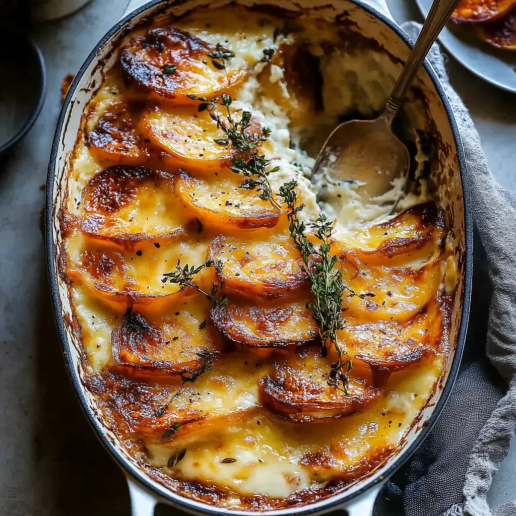 Cozy Up with This Irresistible Cheesy Gratin