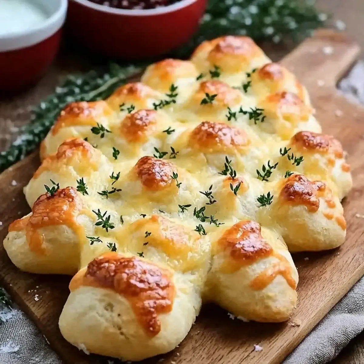 Deliciously Cheesy Christmas Tree Bread for Your Holiday Parties