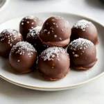 Easy No-Bake Brownie Balls with Chocolate Coating