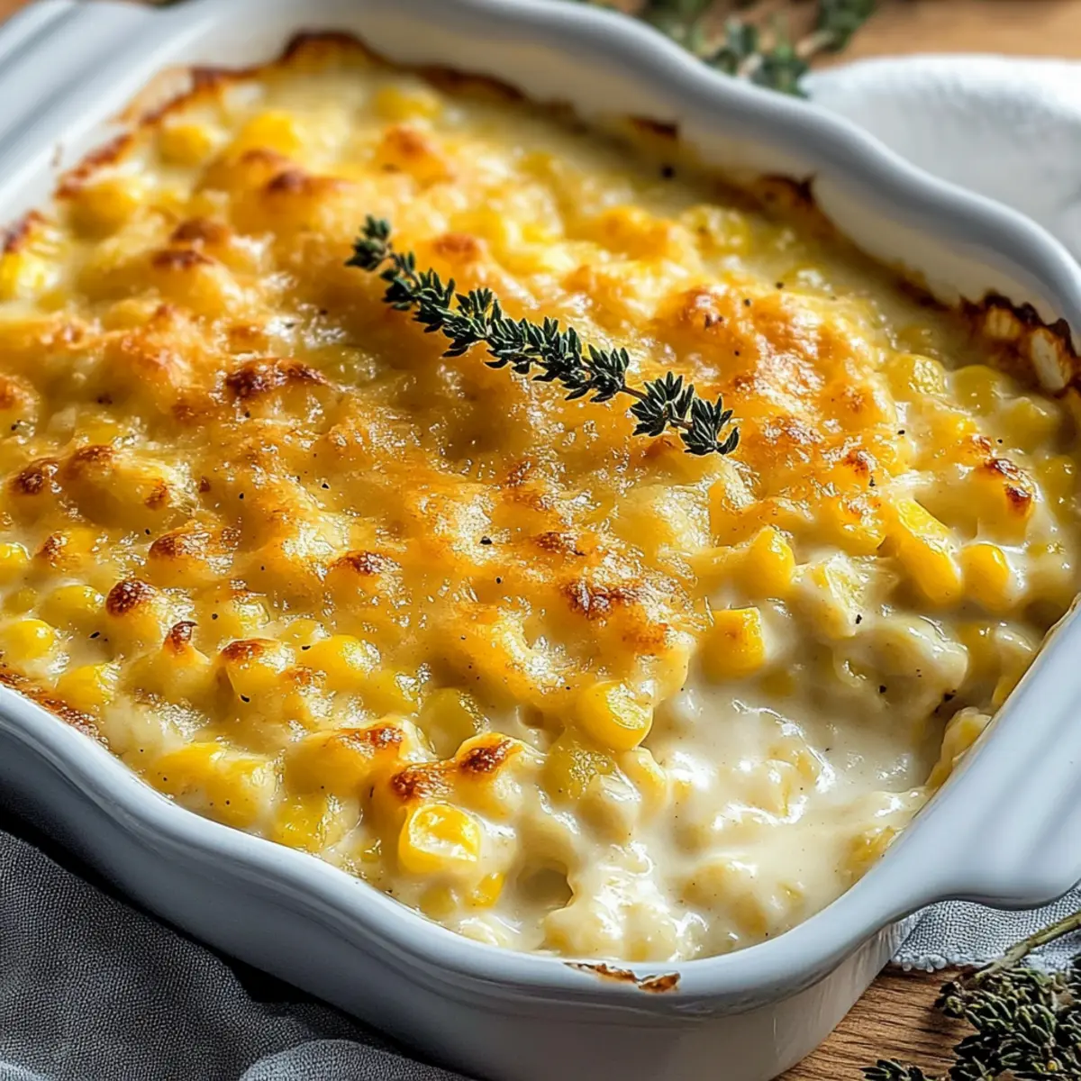 Creamy Corn Bliss for Thanksgiving